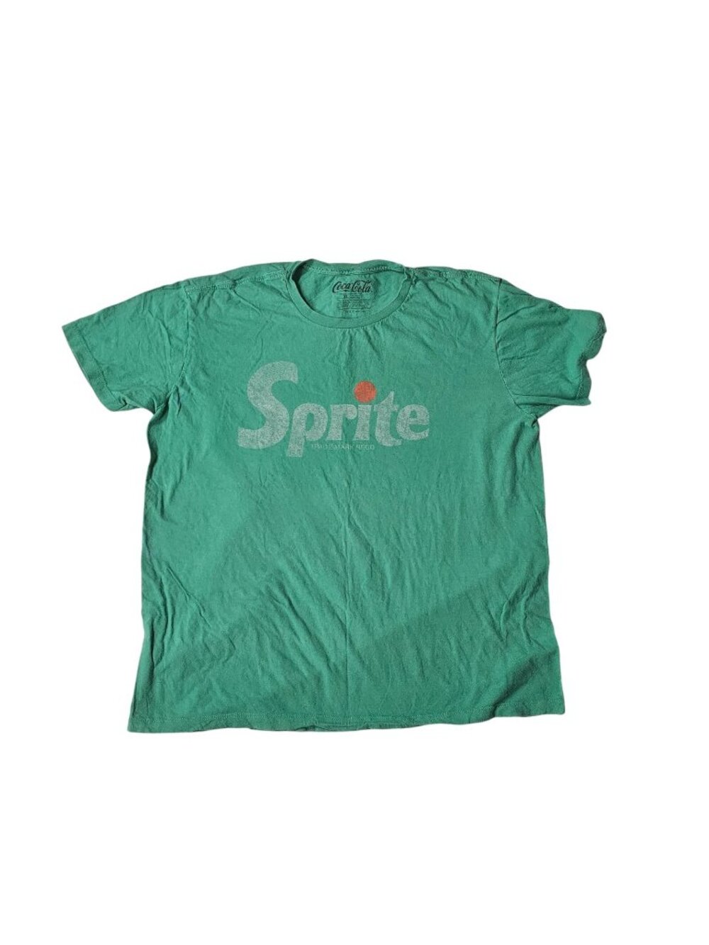 Sprite Mens Vintage Logo Graphic T-Shirt Size Large Green Soda Tee